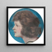 Portrait of a Lady - Guy Rose — framed artwork on a wall