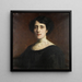 Portrait of a lady with a lace collar - Franz von Stuck — framed artwork on a wall