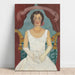 Reproduction of the painting Portrait of a lady in white - Frida Kahlo