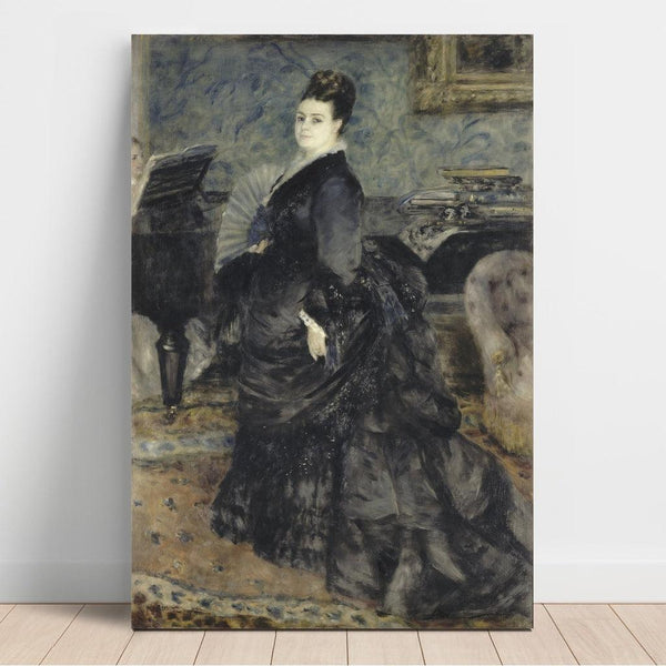 Reproduction of the painting Portrait of a woman, called Mrs. Georges Hartmann - Pierre-Auguste Renoir