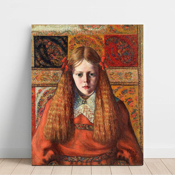 Reproduction of the painting Portrait of a Norwegian girl - Konrad Mägi