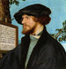 Portrait Painting of Bonifacius Amerbach - Hans Holbein the Younger — artwork view