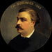 Portrait of Charles Bodinier 1844-1911, cashier of the Comédie-Française - Daniel Brard — displayed in an interior