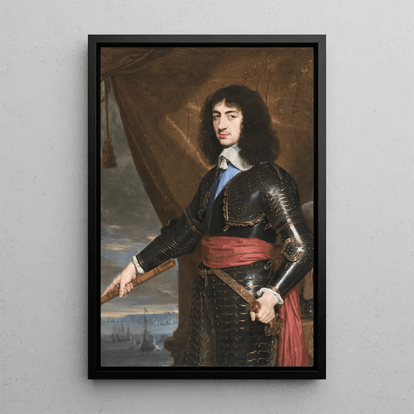Reproduction of the painting Portrait of Charles II, King of England by Philippe de Champaigne