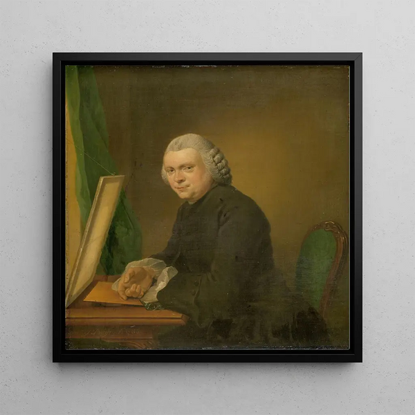 Portrait of Cornelis Ploos van Amstel - Jacobus Buys — framed artwork on a wall