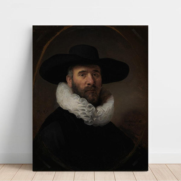 Reproduction of the painting Portrait Painting of Dirck Jansz. Pesser - Rembrandt van Rijn