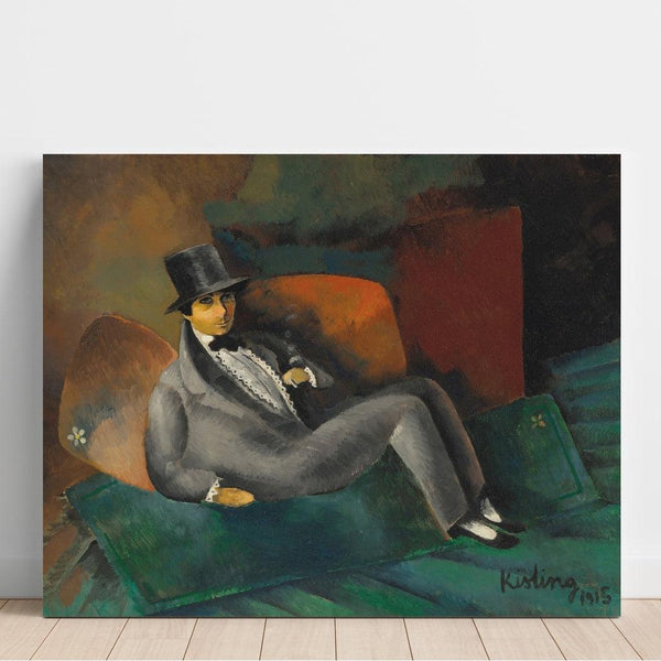 Reproduction of the painting Portrait painting of Francis de Miomandre - Moïse Kisling