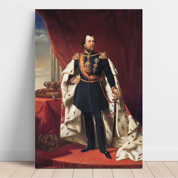 Reproduction of the painting Portrait of Guillaume III by Nicolaas Pieneman