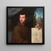 Portrait painting of Jean-François Nicron 1613-1646 - French School — wall display of the artwork