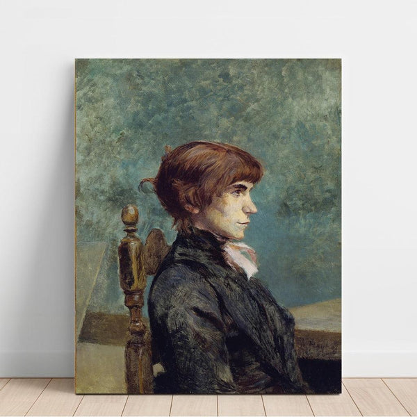 Reproduction of the painting Portrait Painting of Jeanne Wenz - Henri de Toulouse-Lautrec