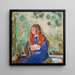 Portrait of Käthe Perls - Edvard Munch — framed artwork on a wall