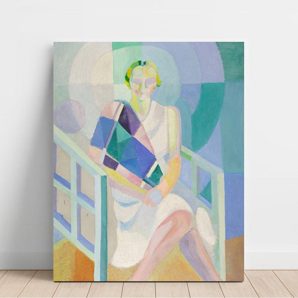 Reproduction of the painting Portrait painting of Madame Heim (1926-1927) - Robert Delaunay