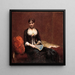 Portrait of Madame Léon Maître - Henri Fantin-Latour — framed artwork on a wall