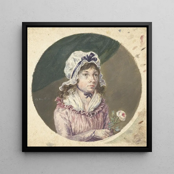 Portrait painting of Maria Margaretha van Os - Pieter Gerardus van Os — wall display of the artwork