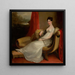 Portrait painting of Maria Vicenta Sols Lasso de la Vega, Duchess of Fernán Núñez - John James Masquerier — framed artwork on a wall