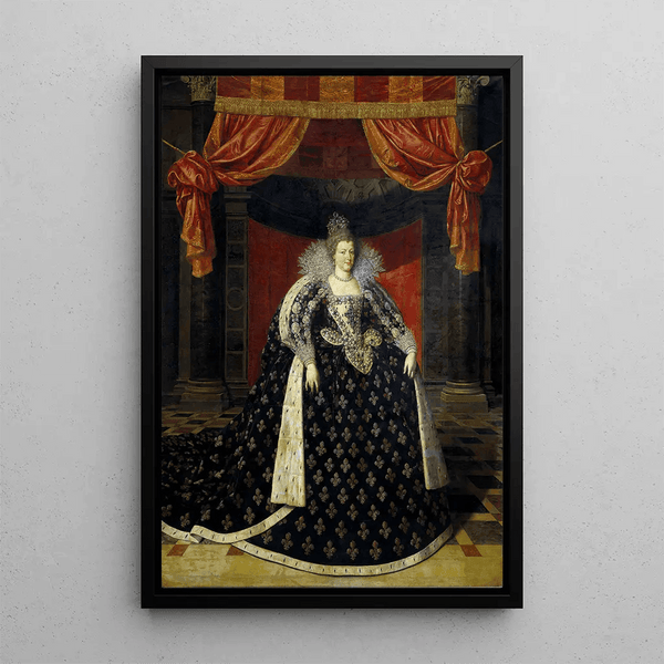 Reproduction of the painting Portrait of Marie de Médicis by Frans Pourbus the Younger