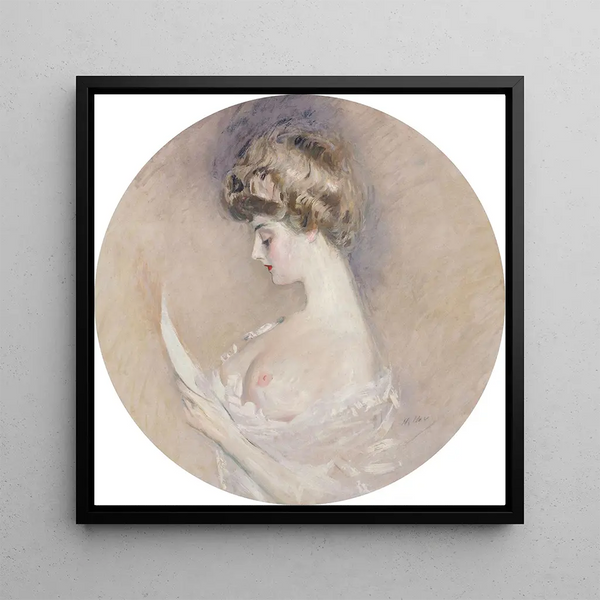 Portrait of Marthe Letellier née Fourton - Paul César Helleu — wall display of the artwork