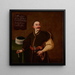 Portrait Painting of Micha Tarnowski - Ignacy Steiner — framed artwork on a wall