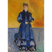 Reproduction of the painting Portrait of Mrs. Förster-Nietzsche - Edvard Munch