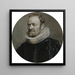 Portrait of Nicolas Rockox - Anthony van Dyck — framed artwork on a wall