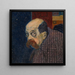 Portrait of Peter Altenberg - Gustav Jagerspacher — framed artwork on a wall