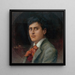 Portrait painting of Ren Alexandre 1885-1946, member of the Comédie-Française in the role of Tascheron de La Brebis perdue - Louis Douard Fournier — framed artwork on a wall
