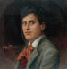 Portrait painting of Ren Alexandre 1885-1946, member of the Comédie-Française in the role of Tascheron de La Brebis perdue - Louis Douard Fournier — artwork view