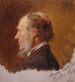 Portrait of Simon Toldstad, study - Adolph Tidemand — artwork view
