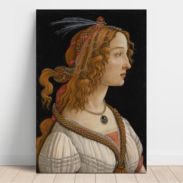 Reproduction of the painting Portrait of Simonetta Vespucci as a nymph - Sandro Botticelli