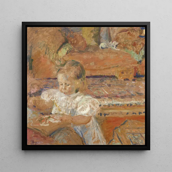 Portrait of Stéphane Desmarais - Édouard Vuillard — framed artwork on a wall