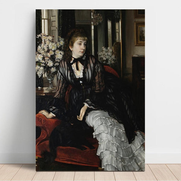 Reproduction of the painting Portrait painting of Sydney Isabella Milner-Gibson - James Tissot