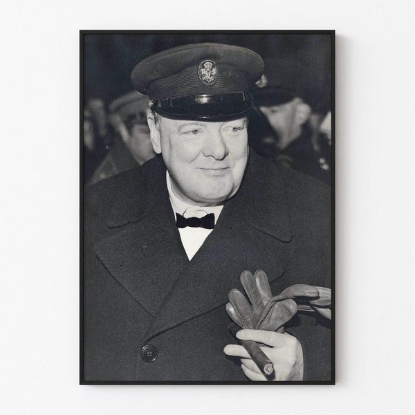 Portrait of Winston Churchill - Cover of "Yank The Army Weekly," 1942