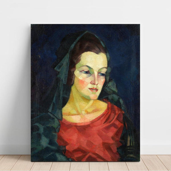 Reproduction of the painting Portrait of a woman (Ludmilla Allik) - Konrad Mägi