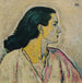 Portrait of a Woman in Profile - Koloman Moser — artwork view
