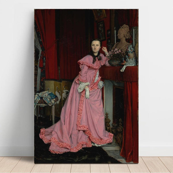 Reproduction of the painting Portrait painting of the Marquise de Miramon, née Thérèse Feuillant - James Tissot