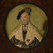 Portrait painting of Princess Dorothée, wife of Albrecht of Prussia - Jacob Binck — displayed in an interior