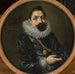 Portrait painting double of Johann Christoph Oelhofen - Lorenz Strauch — displayed in an interior