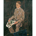 Portrait of Dr. Franz Martin Haberditzl by Egon Schiele — displayed in an interior
