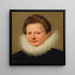 Portrait of the court dwarf Farnese Giangiovetta - Johann Gersmueter — framed artwork on a wall