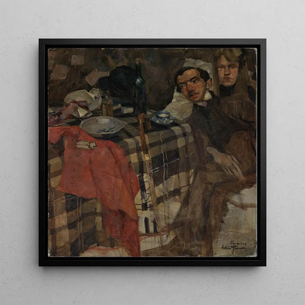 Portrait of the painter Jules Pascin - Arthur Grimm — framed artwork on a wall