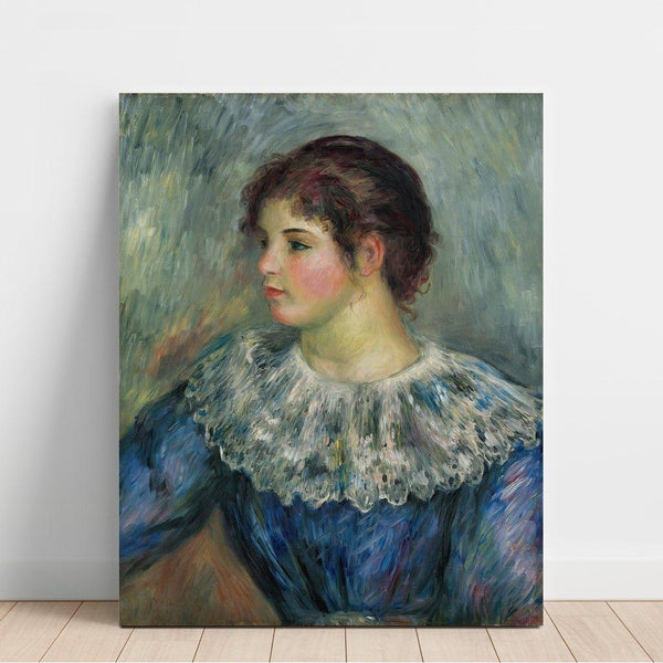 Reproduction of the painting Portrait in Bust of a Young Girl - Pierre-Auguste Renoir