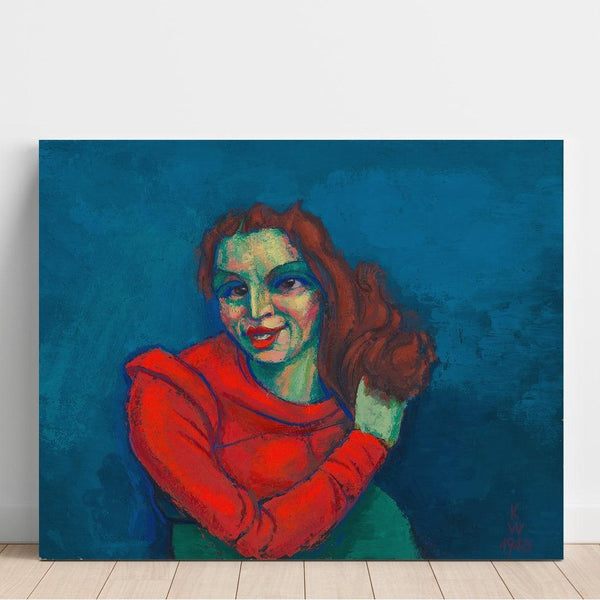 Reproduction of the painting Portrait Painting of a Woman - Karl Wiener