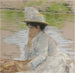 Portrait painting without title of Mrs. Chase - William Merritt Chase — artwork view