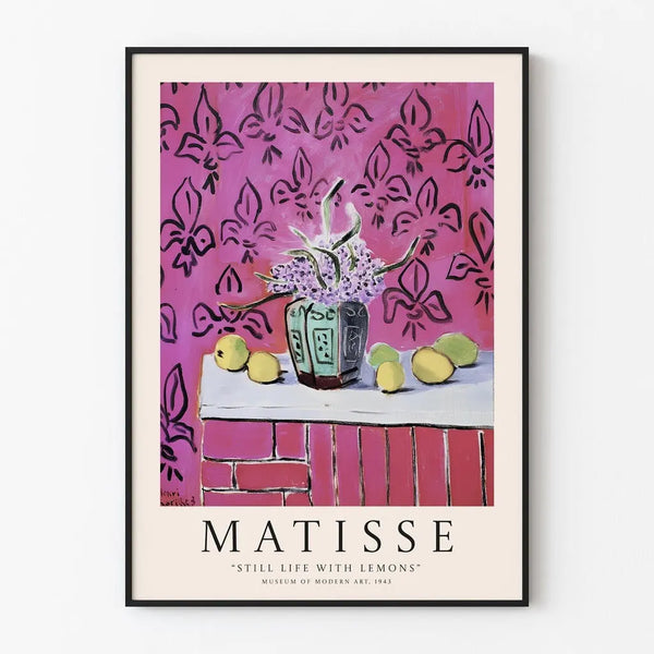 Poster "Still Life with Lemons" by Henri Matisse