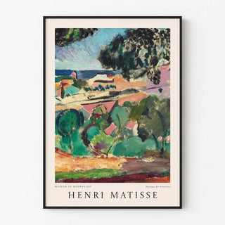 Poster "Landscape of Collioure" by Henri Matisse