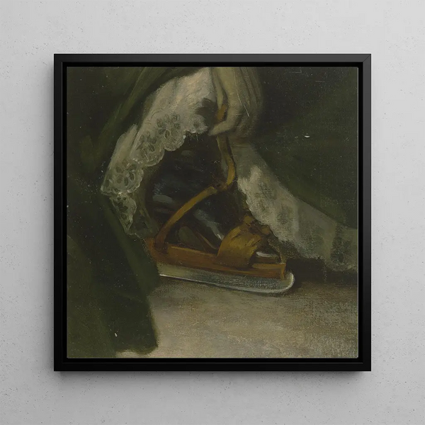 for a lady with ice skates - Philipp Rumpf — framed artwork on a wall