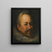 Portrait Painting of Barthélemy Spranger 1546-1611 - Prague School — framed artwork on a wall
