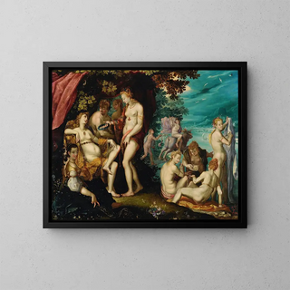 L'enlèvement d'Europe - Ecole de Prague — framed artwork on a wall