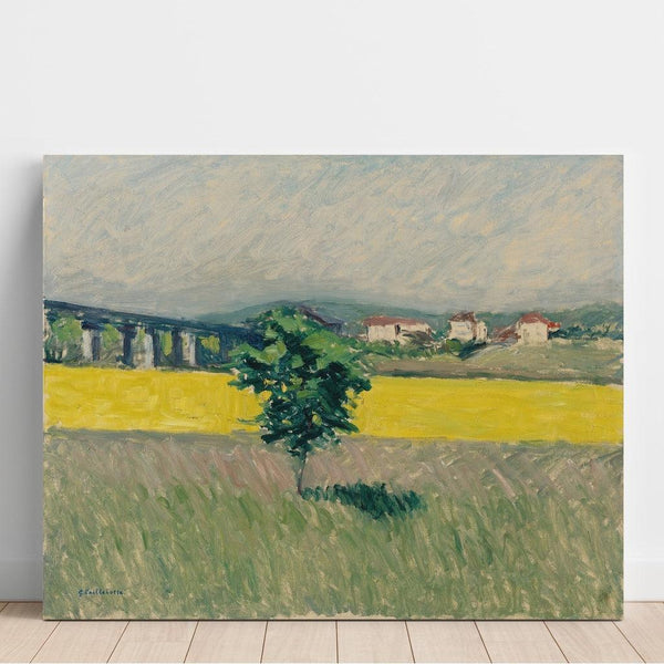 Reproduction of the painting Prairie Au Pont d'Argenteuil - Gustave Caillebotte