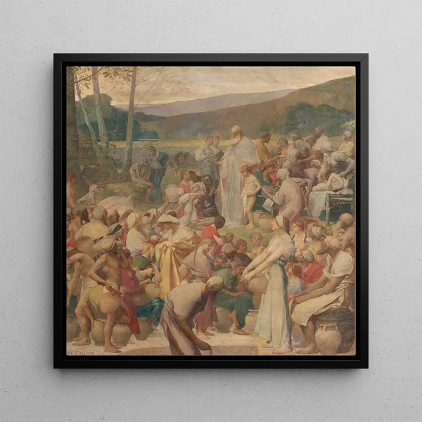 Preaching of Saint Denis - Pierre — framed artwork on a wall
